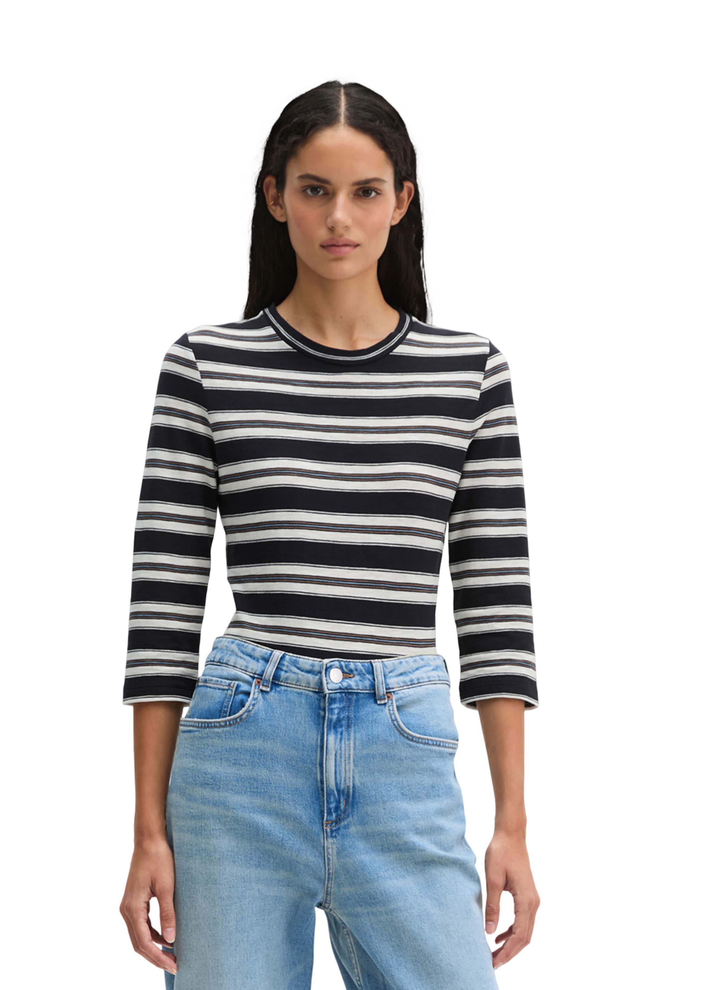 Marc O'Polo Shirt in Blauw: voorkant