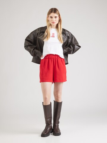 JDY Regular Pants 'JDYGRY' in Red