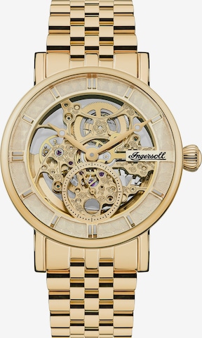 Montre à affichage analogique INGERSOLL en or : devant