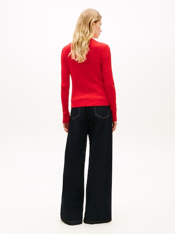 TOMMY HILFIGER Pullover in Rot