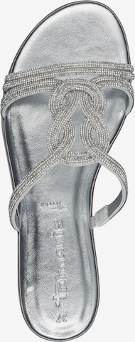 TAMARIS Pantolette in Silber