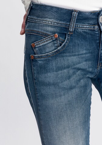 Herrlicher Slimfit Jeans 'Gila' in Blauw