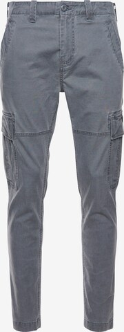 Superdry Slimfit Cargobroek in Grijs: voorkant