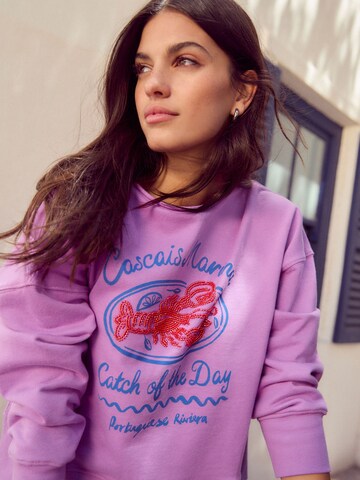 Sweat-shirt Next en violet