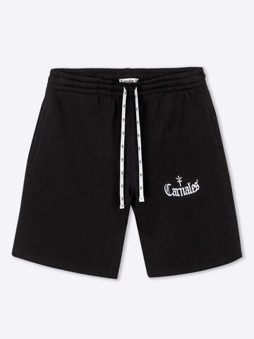 Carnales - Pantalón en negro: frente