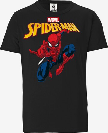 LOGOSHIRT Shirt 'Spiderman' in Mixed colors: front