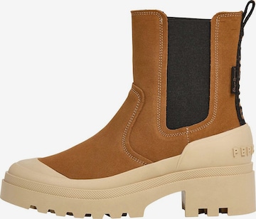 Pepe Jeans Chelsea csizmák 'HALE' - barna: elől