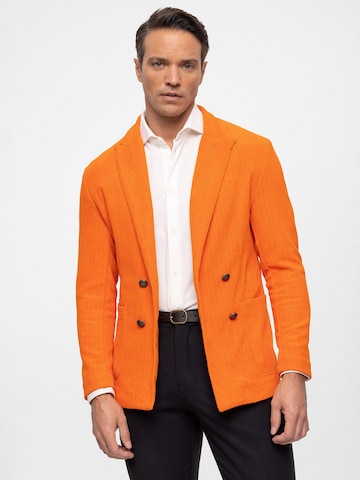Coupe regular Veste de costume Antioch en orange