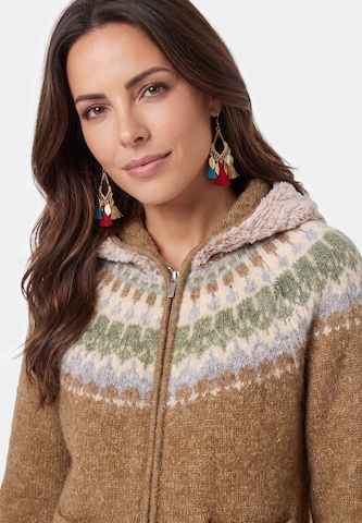 Cardigan 'Western Country' usha FESTIVAL en marron