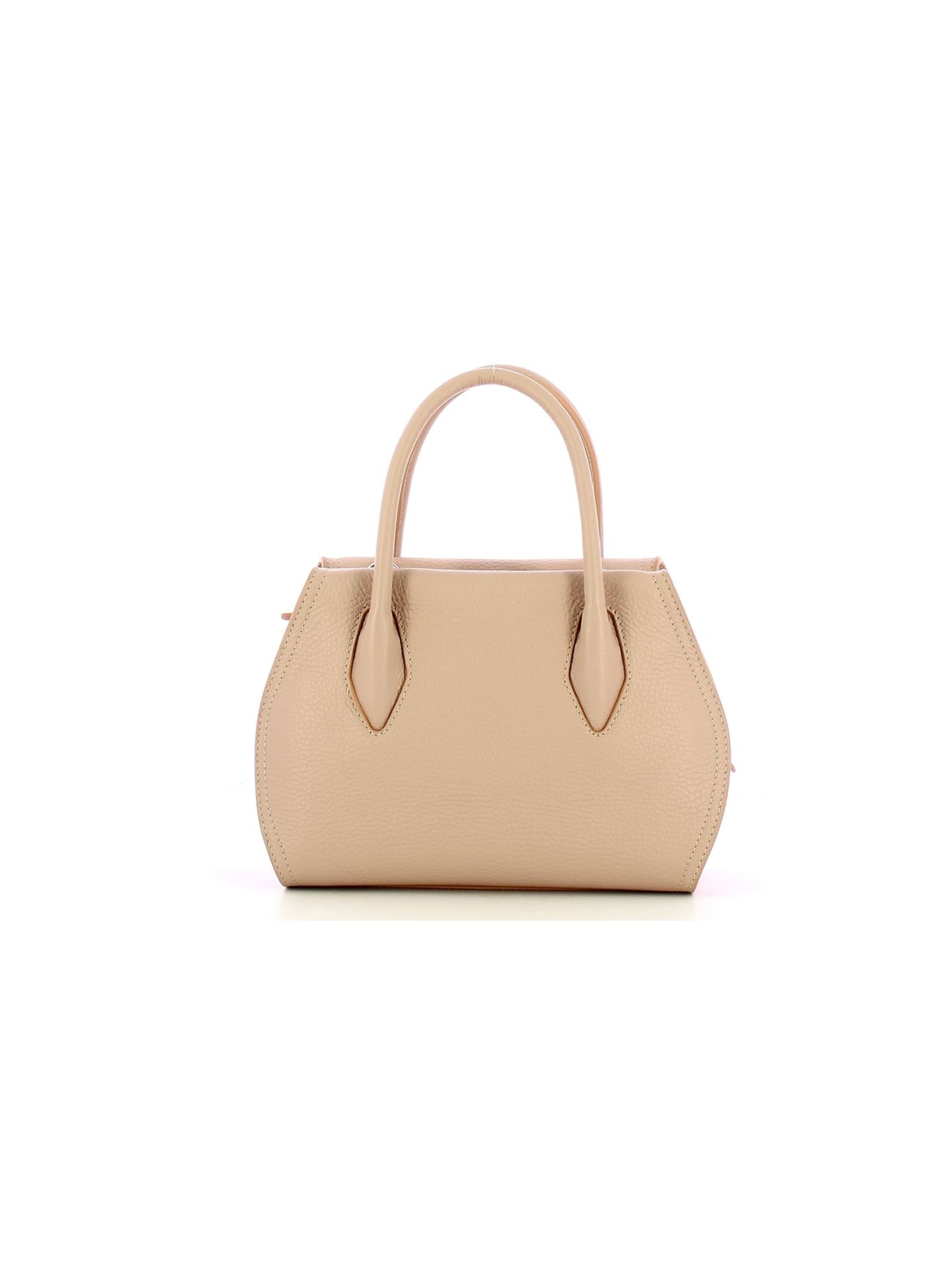 Coccinelle Handtas 'Coccinelle Lord leather crossbody bag' in Beige