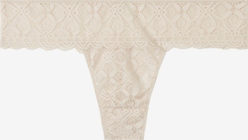 INTIMISSIMI Thong in Beige: front