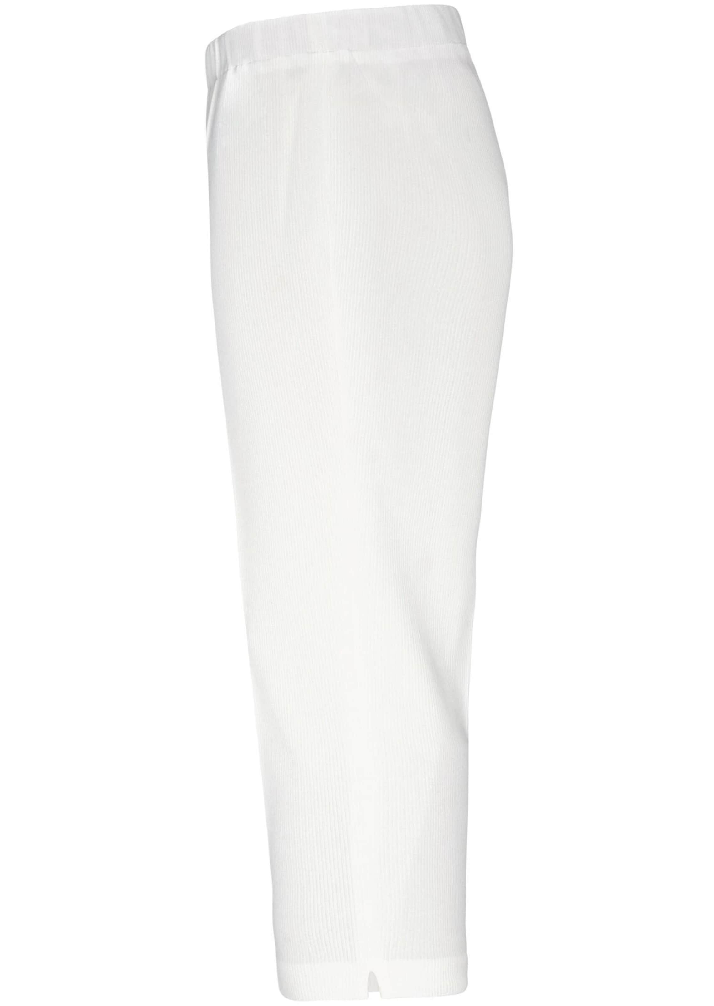 Goldner Regular Hose in Weiß