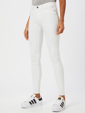Noisy may Skinny Jeans in White: front