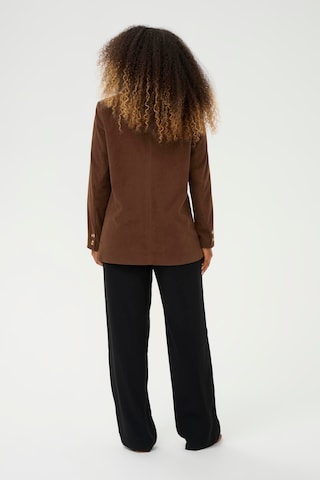 Blazer 'Kanna' Cream en marron