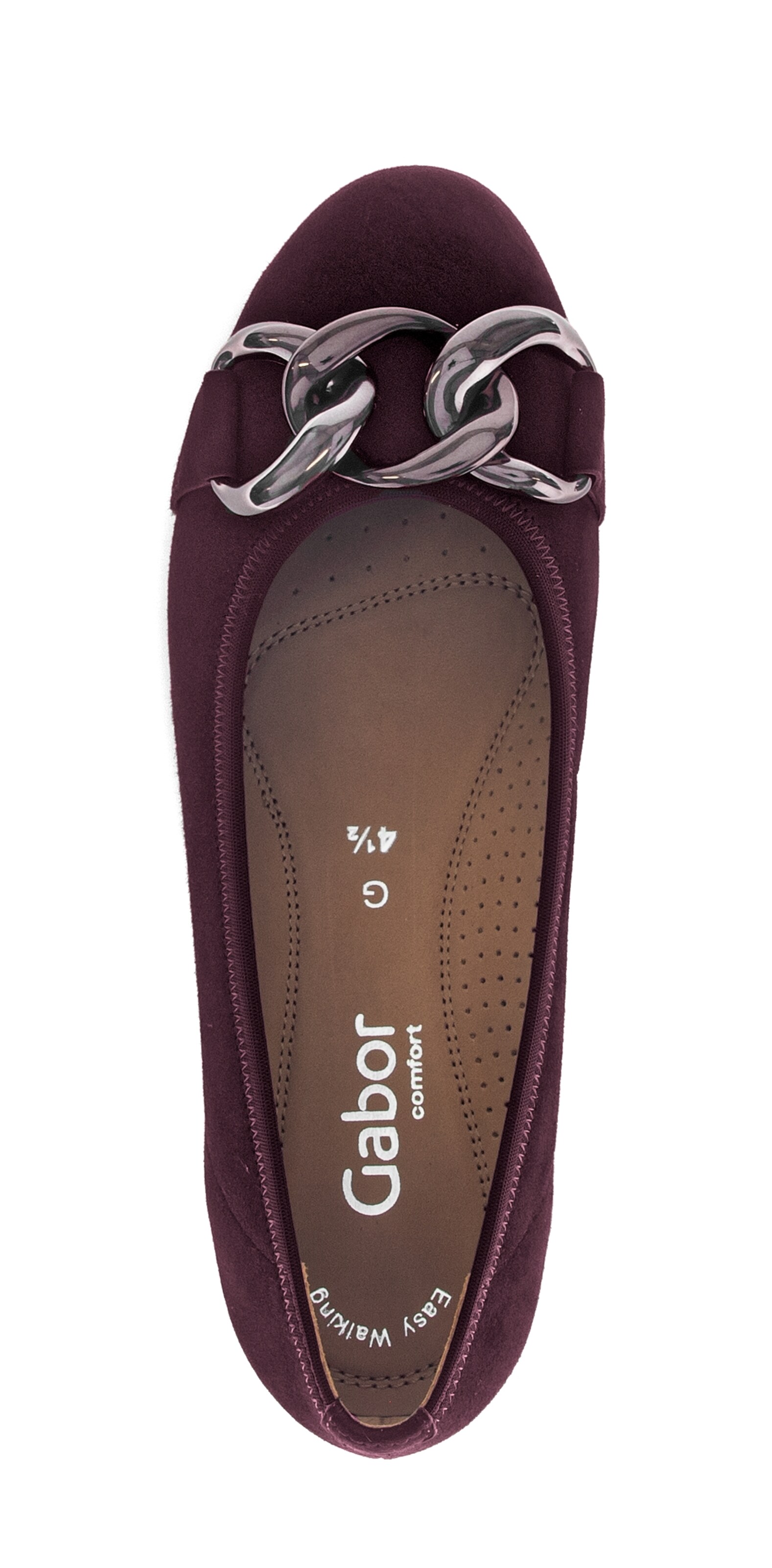 GABOR Ballet Flats in Purple: front
