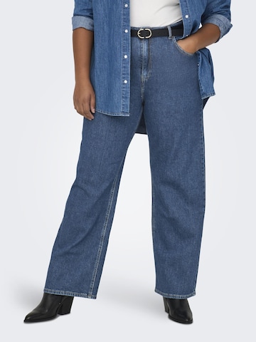 ONLY Carmakoma Wide Leg Jeans 'CARHOPE' in Blau: predná strana