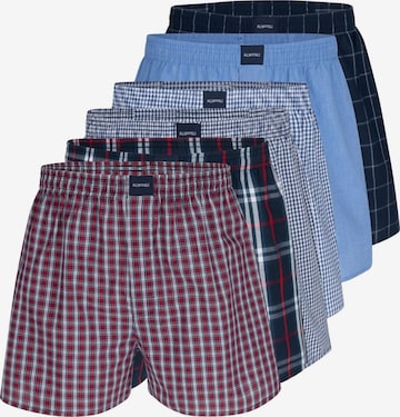 Almonu Boxershorts 'Web' in Blauw: voorkant