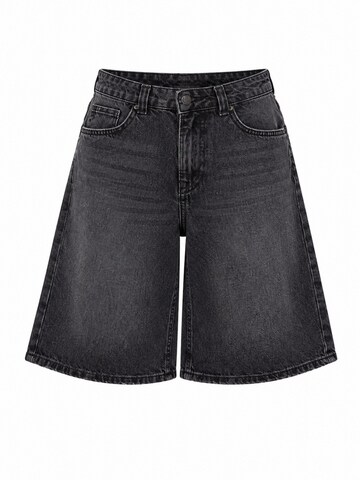 Baggy Jean 'BAGGY MINI DENIM SHORTS' IT'S BASIC en noir