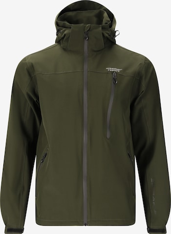 Veste outdoor 'DELTON' Weather Report en vert : devant