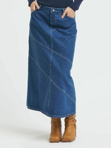 Résumé Sukně 'Claire' – modrá: přední strana