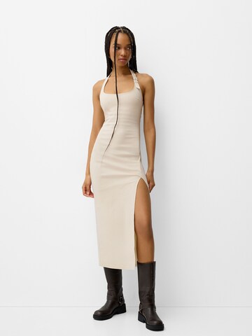 Abito di Bershka in beige: frontale