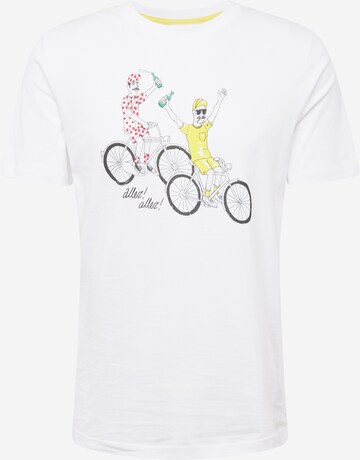 Lindbergh - Camiseta en blanco: frente