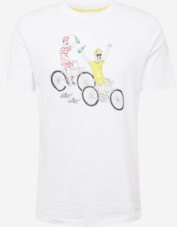 T-Shirt Lindbergh en blanc : devant