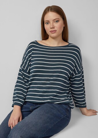 Pull-over QS en bleu