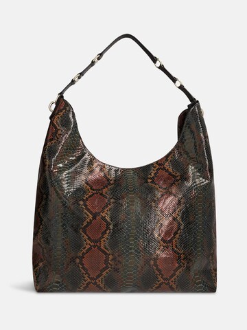 Clio Handbag 'CARRY RAINBOW PYTHON' in Green