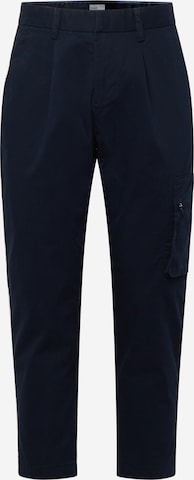 ESPRIT גזרת סלים מכנסים קפלים בכחול: מלפנים