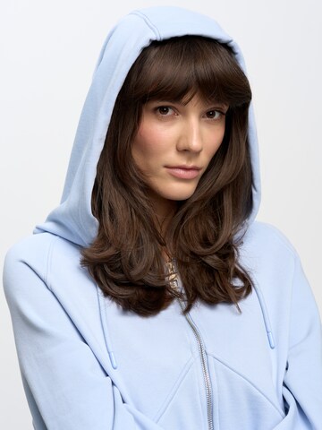 BIG STAR Zip-Up Hoodie 'Zinaida' in Blue