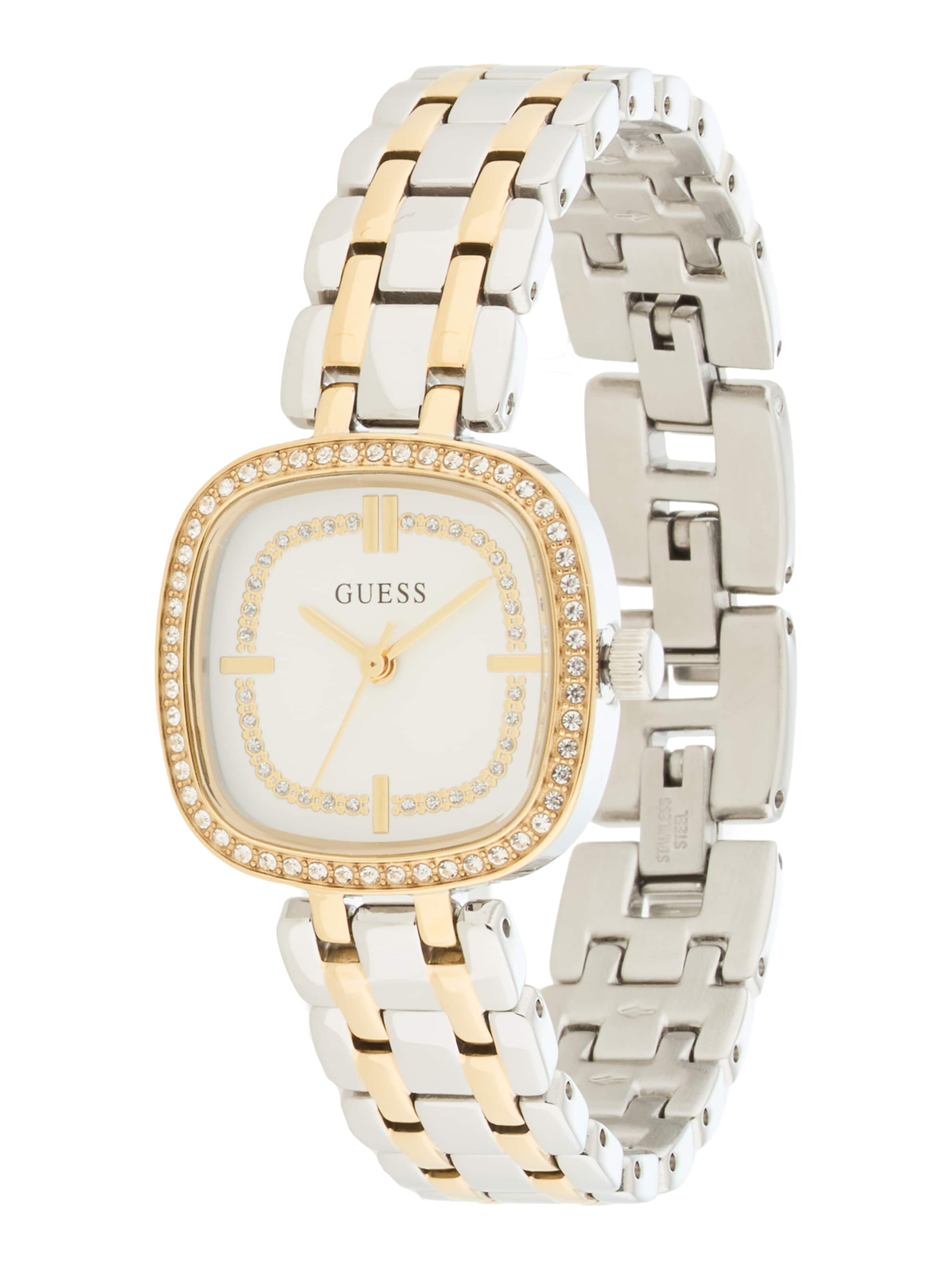 auksinė GUESS Analoginis (įprasto dizaino) laikrodis 'Hazel': priekis