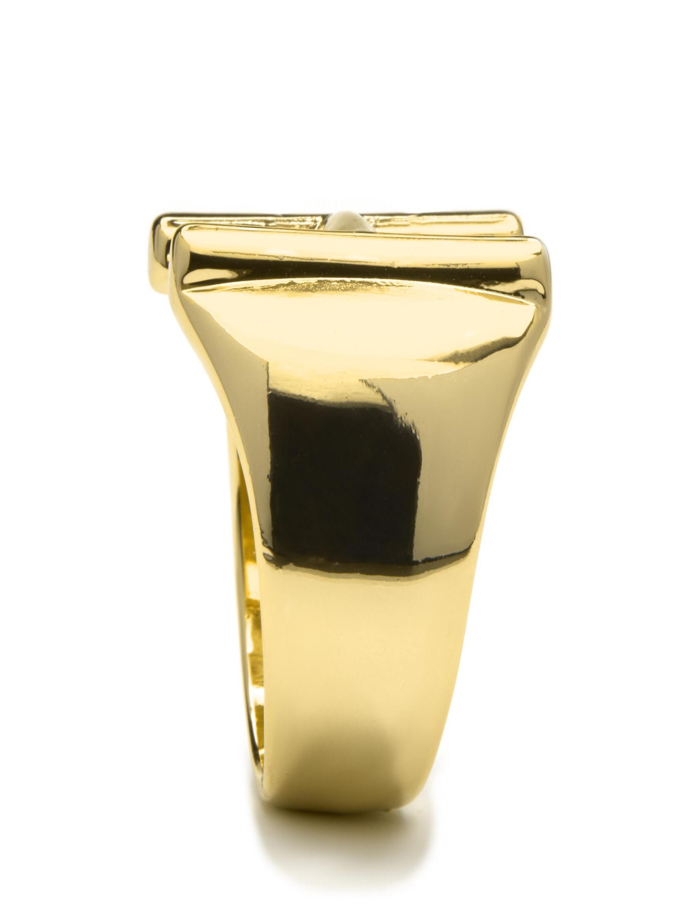 Luxenter Ring 'Alphabet H' i guld