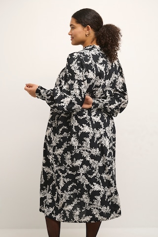 Robe-chemise 'Emina' KAFFE CURVE en noir