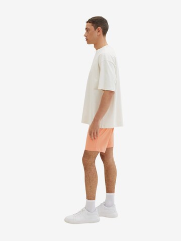 TOM TAILOR Štandardný strih Chino nohavice - oranžová
