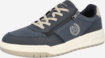 bugatti Nízke tenisky - Modrá: predná strana