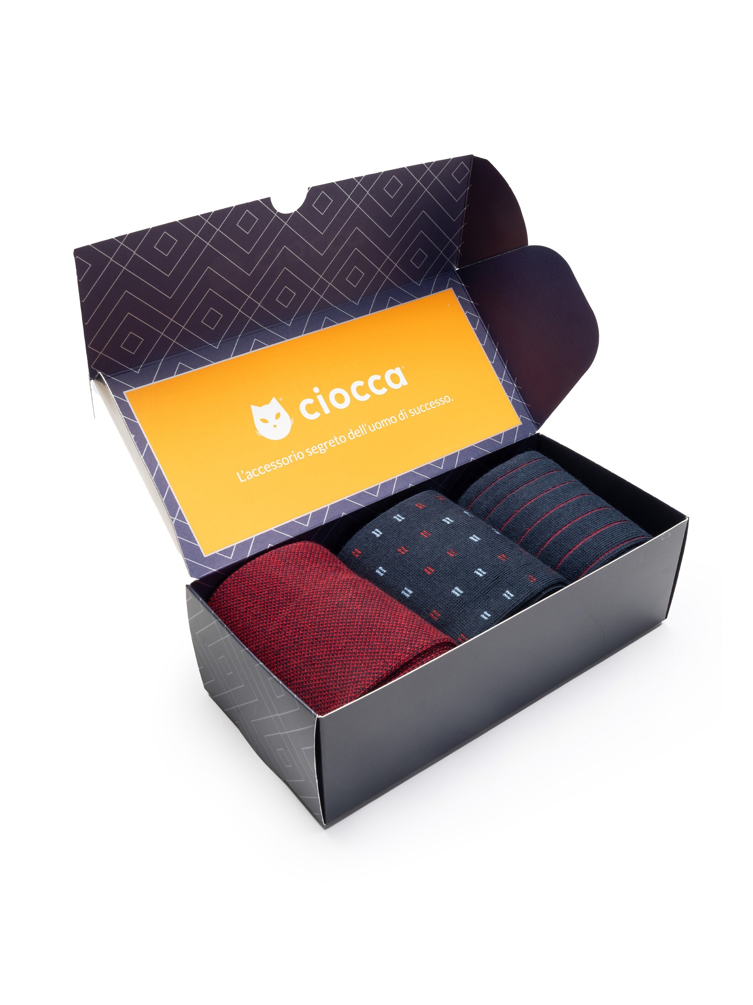 Gambaletto '3 Pack Calze Lunghe Fantasia - Confezione Regalo - Ciocca' di Ciocca in colori misti