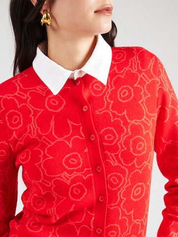 Marimekko - Casaco de malha em vermelho