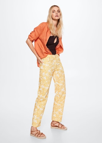 MANGO Regular Jeans 'Tahiti' in Yellow