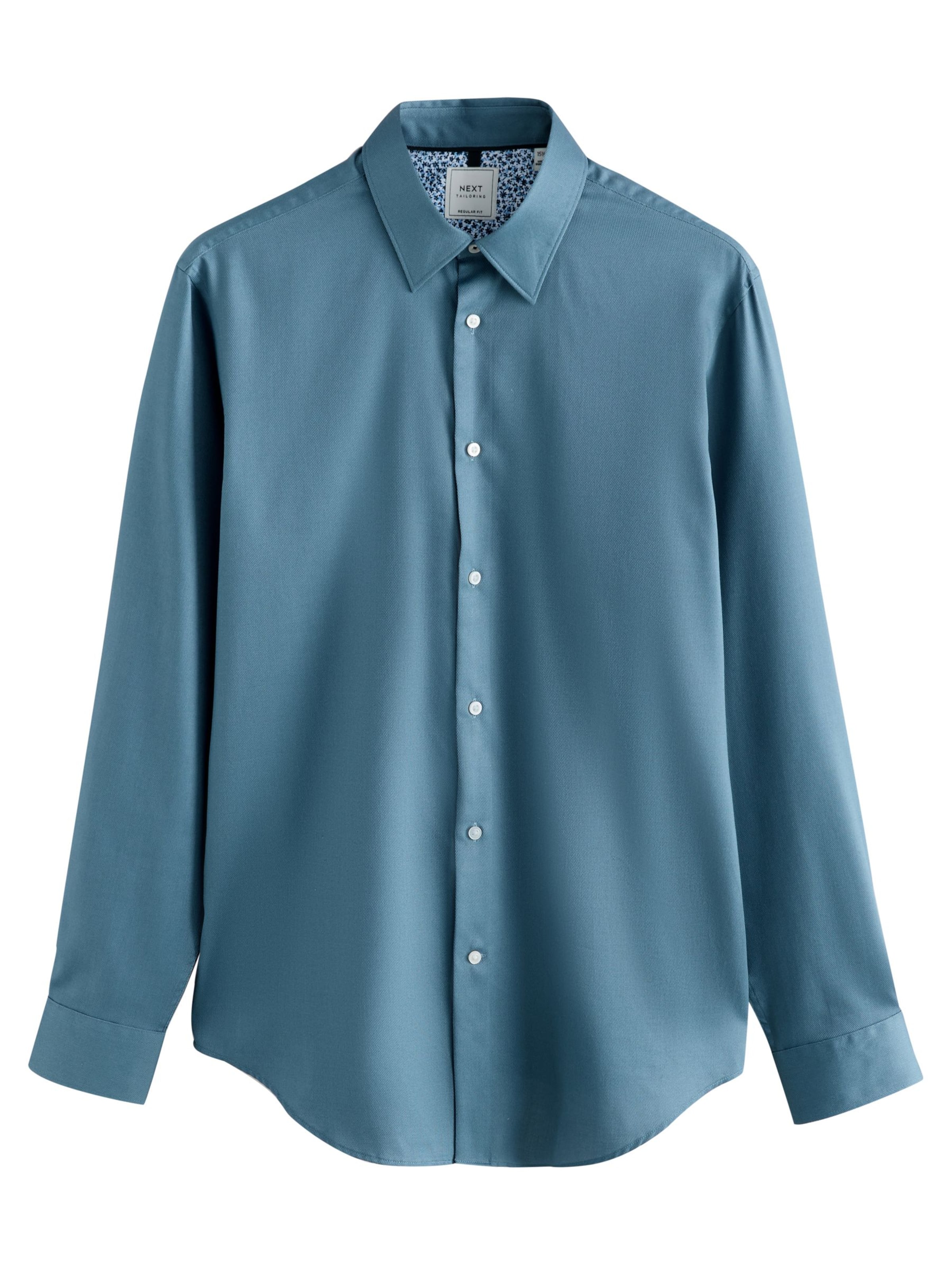 Next Rovný strih Košeľa - Modrá