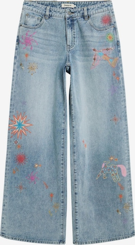 Desigual Baggy Farkut värissä sininen: etupuoli