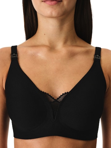 Penti Koszulkowy Biustonosz 'BHs & Bralettes' w kolorze czarny: przód
