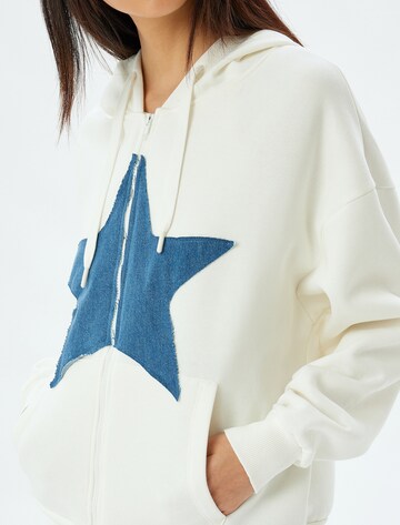 Koton Sweat jacket in White