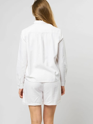 U.S. POLO ASSN. Bluse 'Isa' i hvid