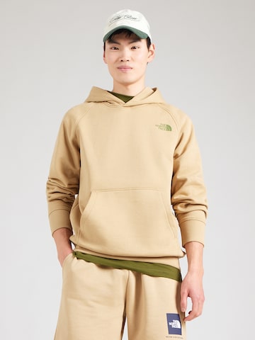 THE NORTH FACE - Sweatshirt 'REDBOX' em verde: frente