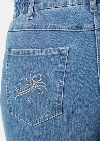Goldner Slimfit Jeans 'Anna' in Blauw