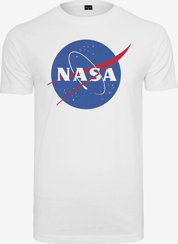 Mister Tee Shirt 'NASA' in Wit: voorkant