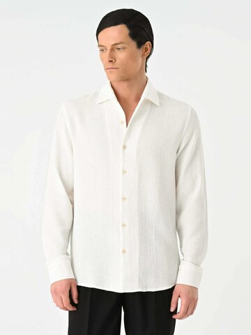 Antioch Regular fit Overhemd in Wit: voorkant