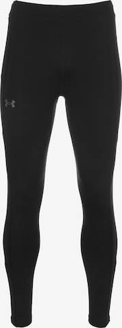 UNDER ARMOUR Workout Pants 'Fly Fast' in Black: front