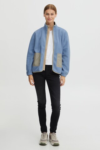 Oxmo Fleece Jacket 'Oxpiper' in Blue